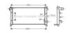AVA QUALITY COOLING FTA2379 Radiator, engine cooling